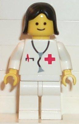 LEGO Minifigure-Doctor-Town / Classic Town / Hospital-DOC016-Creative Brick Builders
